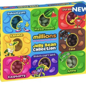 New Millions Jelly Bean Collection Watermelon Apple Banana Bubblegum Cola