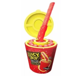Bazooka Juicy Drop Gummy Dipperz 96g - strawberry 🍓